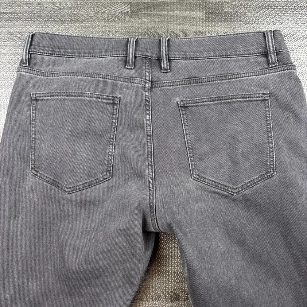 Mugsy Jeans Mens 38x30 Black Heaters Thermo Denim Relaxed Fit Stretch FLX6M-TW